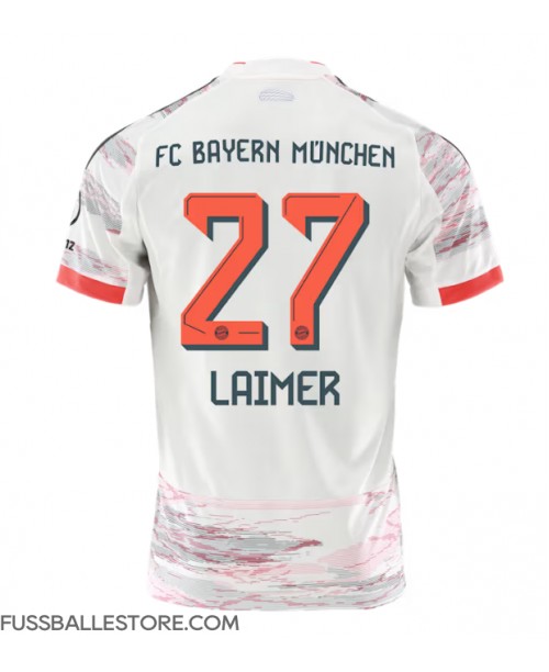 Günstige Bayern Munich Konrad Laimer #27 Auswärtstrikot 2025-26 Kurzarm Günstige Bayern Munich Konrad Laimer #27 Auswärtstrikot 2025-26 Kurzarm